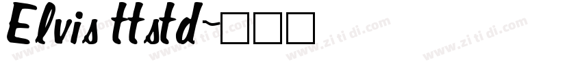 Elvis ttstd字体转换
